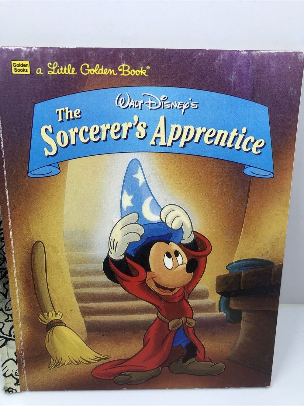 little golden books WALT DISNEY'S THE SORCERER'S APPRENTICE 1997 CLASSIC. VTG.